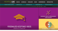 Desktop Screenshot of higheredlive.com
